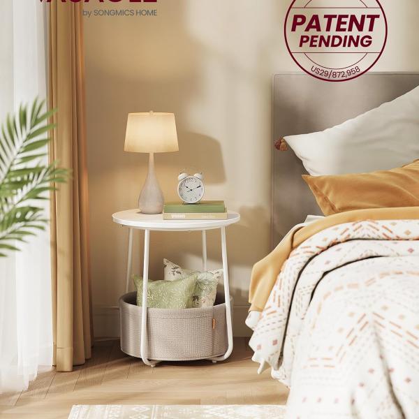 VASAGLE LILEA Collection - Small Round Side End Table