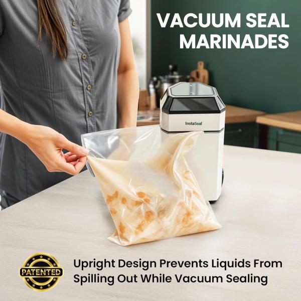 InstaSeal Vacuum Sealer for Food with 12 Bags