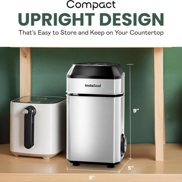 InstaSeal Vacuum Sealer for Food with 12 Bags