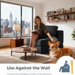 FILUXE Modular Sectional Sofa, Modern Modular Sofa Couch with Deep Seat