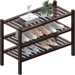3 Tier (Thick) Bamboo Shoe Rack for Closet