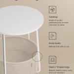 VASAGLE LILEA Collection - Small Round Side End Table
