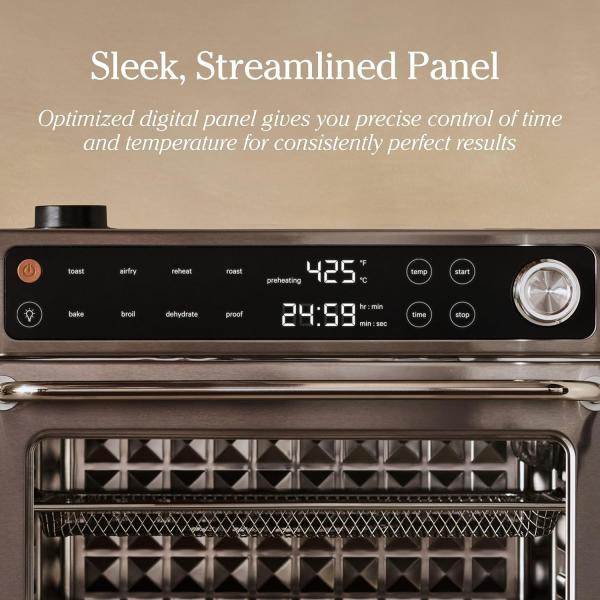 Our Place Large Wonder Oven | 6-in-1 Stainless Steel Air Fryer Toaster Oven Combo with Basket