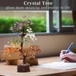 Crystal Tree of Life 7 Chakra Healing Crystals Trees for Home Decor