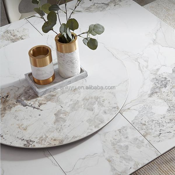 Round Dining Table Luxury Round 4 Chairs Coffee Modern Dining Table Nordic Fashion Mesas De Jantar Kitchen Furniture