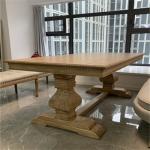 Sales Factory Nordic Restaurant Retro 2023 Warehouse Soild Wood Cheap Living Room Wooden Dining Table